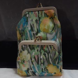 Retro Print Double-Layer Coin Purse Wallet